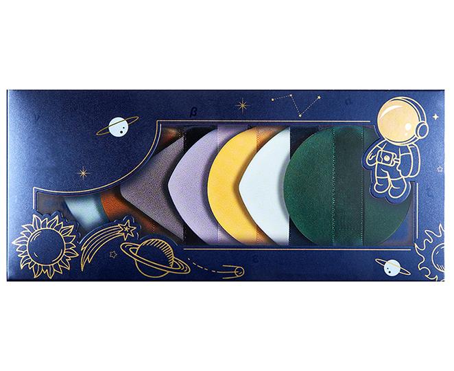 Big Dipper 7 Star Powder Puff Set Soft non-eating powder double-sided Air cushion Powder Puff Beauty egg dry and wet