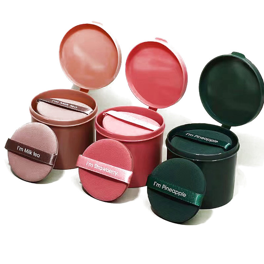 Air cushion powder puff in box